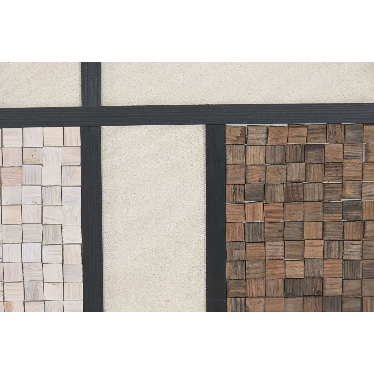 Cuadro Home ESPRIT Pino Madera Reciclada 82 x 4 x 82 cm