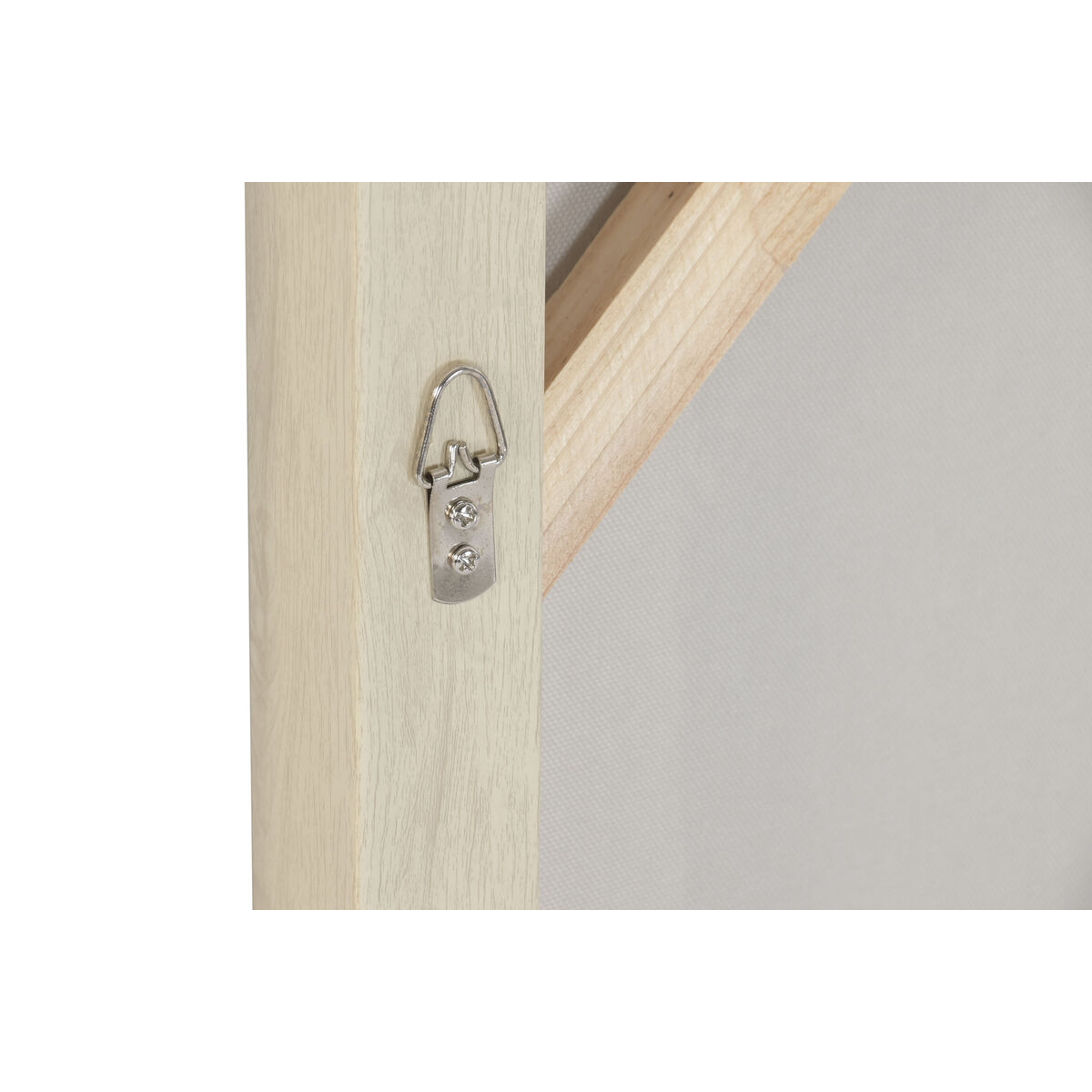 Lienzo Home ESPRIT Blanco Beige Hoja de planta Cottage 62,5 X 3,5 X 62,5 CM (2 Unidades)