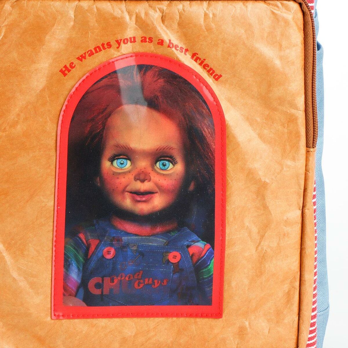 Mochila Escolar Chucky Rojo