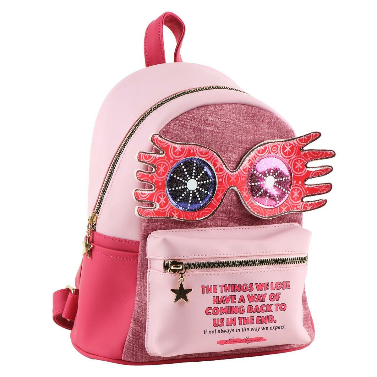 Mochila Escolar Harry Potter Fucsia
