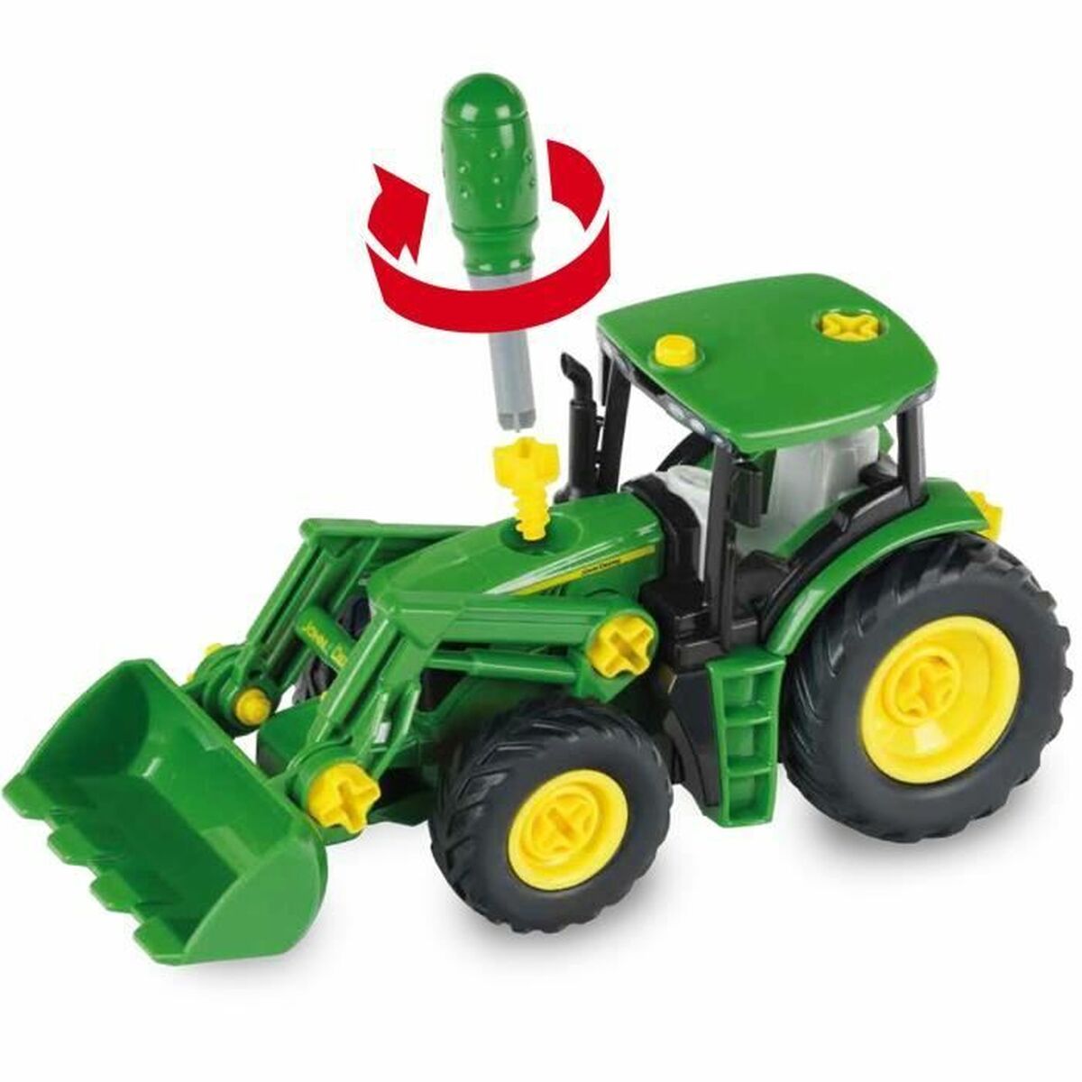 Juego de Construcción Klein Blockables 1:24 Tractor Verde