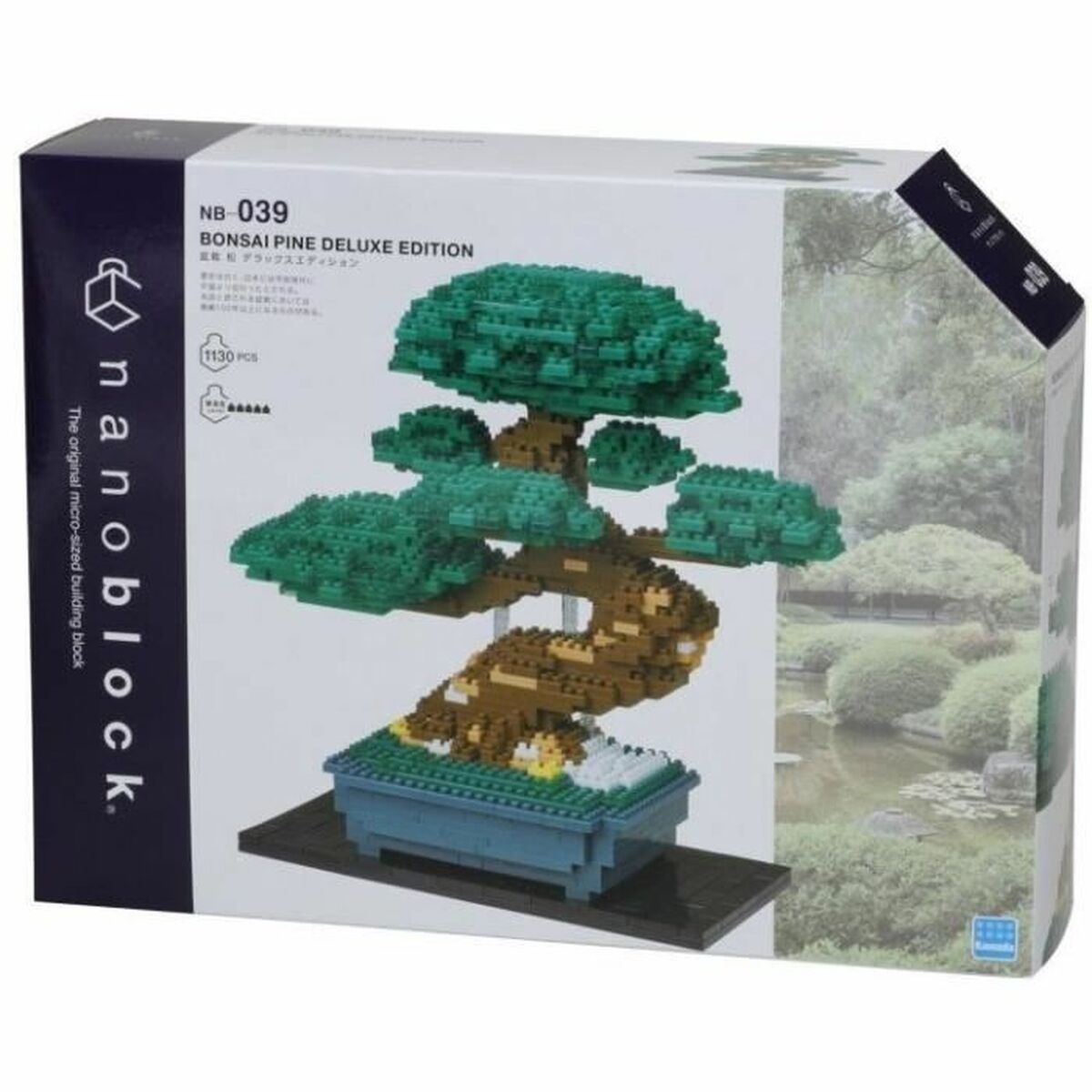 Juego de Construcción Nanoblock Bonsai Pine Deluxe Edition NB-039