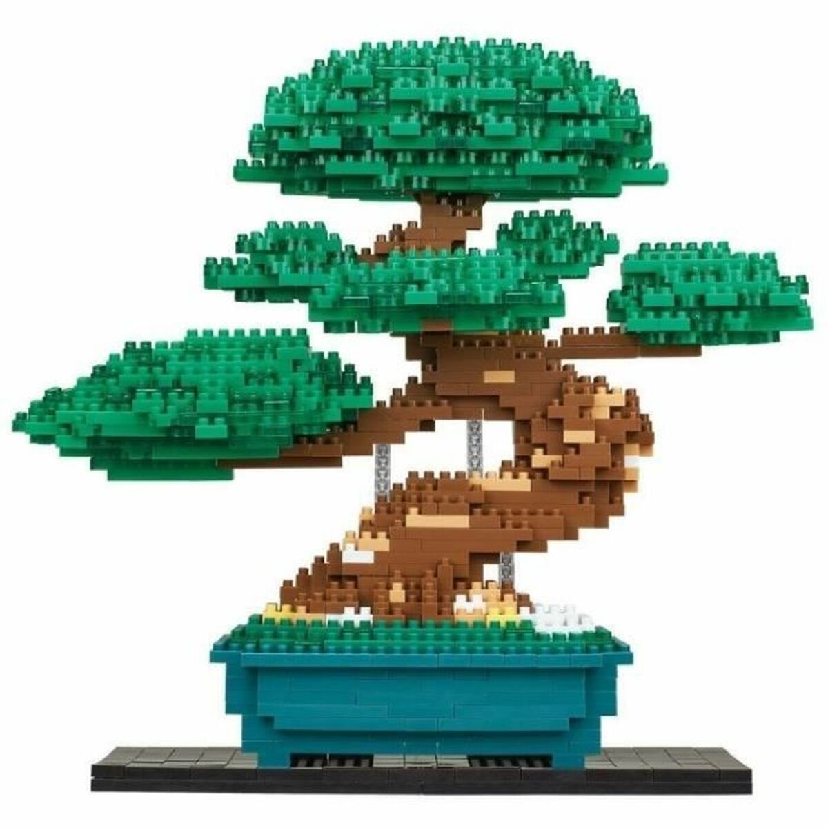 Juego de Construcción Nanoblock Bonsai Pine Deluxe Edition NB-039