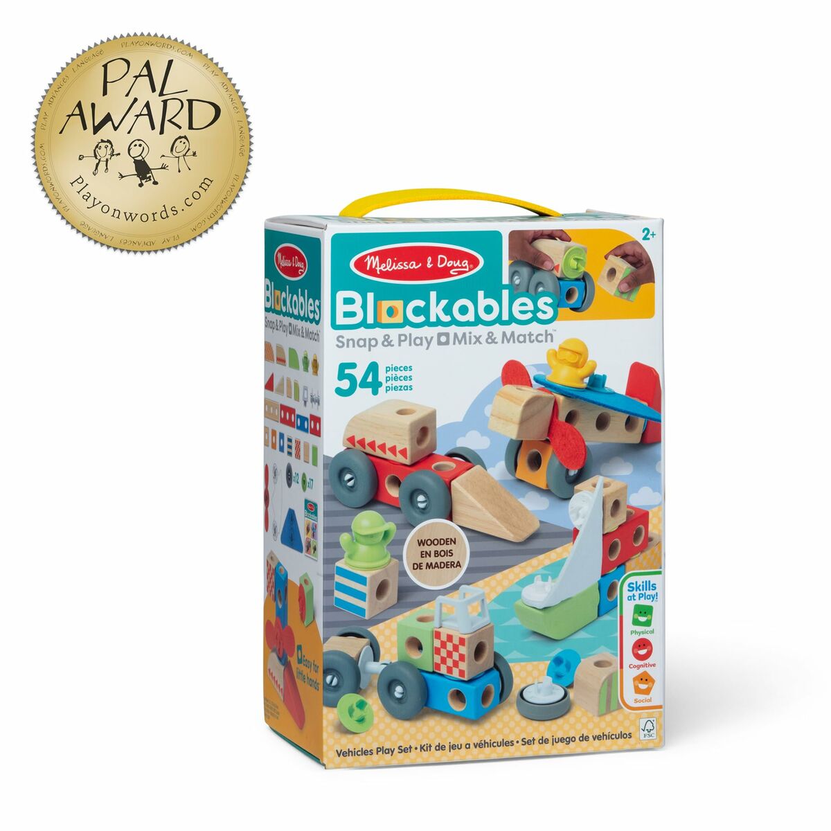 Juego de Construcción Melissa & Doug Blockables 54 Piezas