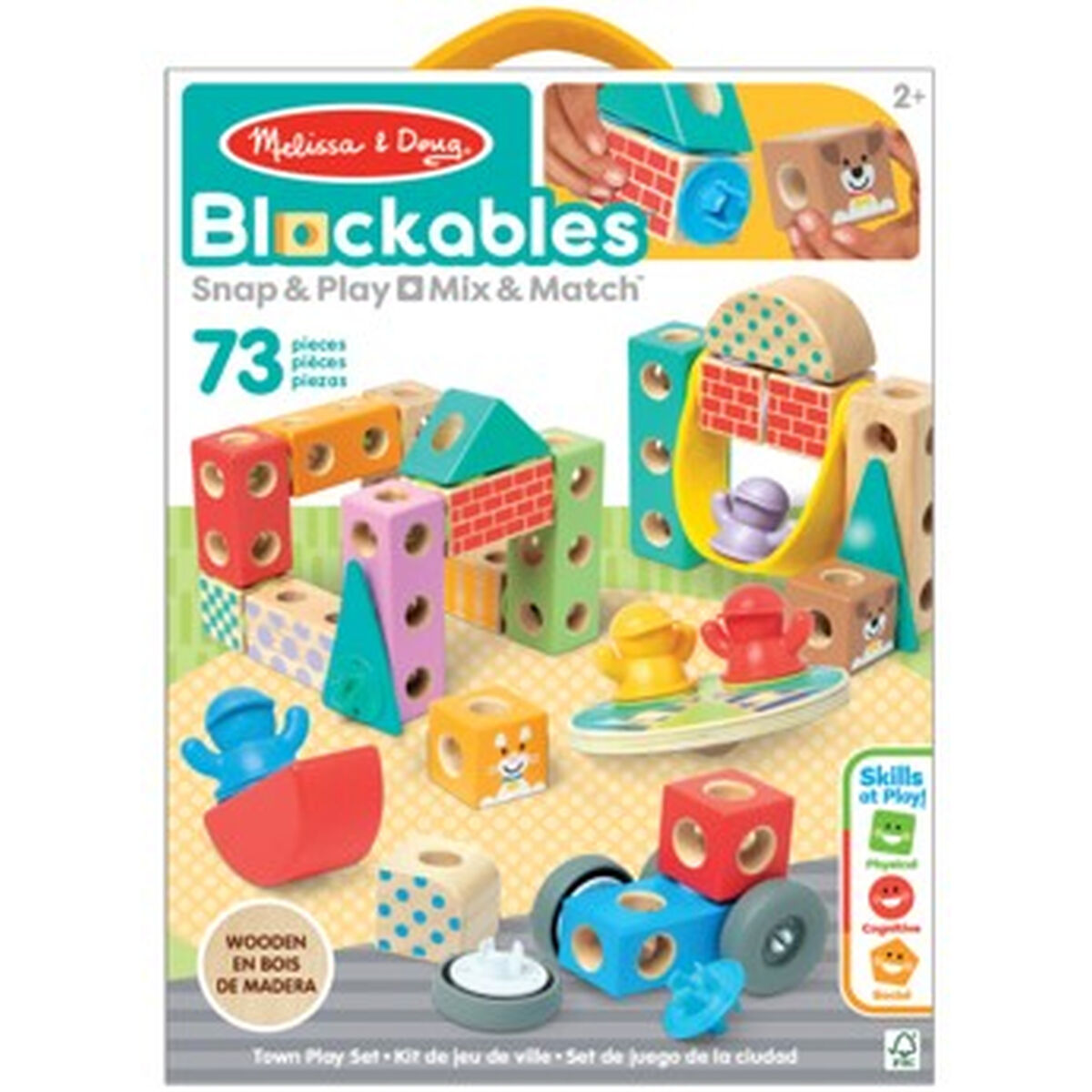Juego de Construcción Melissa & Doug Blockables 73 Piezas