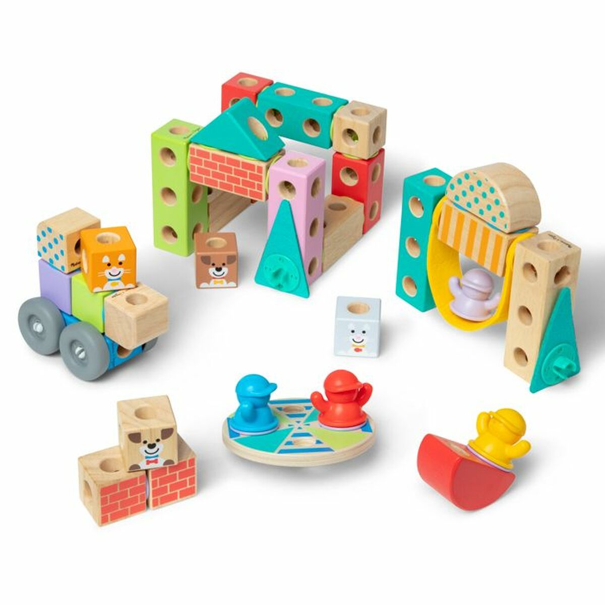 Juego de Construcción Melissa & Doug Blockables 73 Piezas