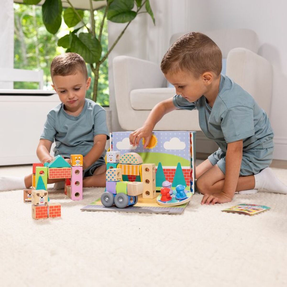Juego de Construcción Melissa & Doug Blockables 73 Piezas