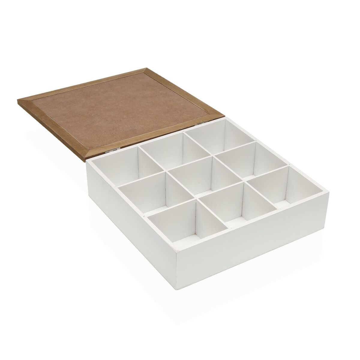 Caja-Joyero Versa BLUME Madera MDF 24 x 7 x 24 cm