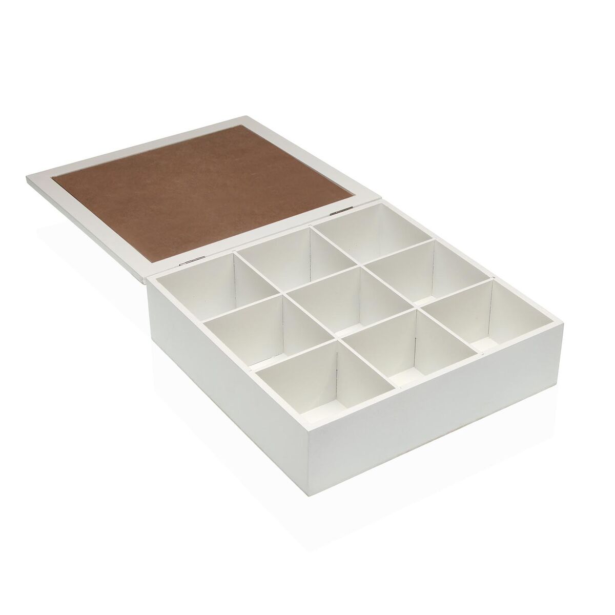 Caja-Joyero Versa FLINT Madera MDF 24 x 7 x 24 cm