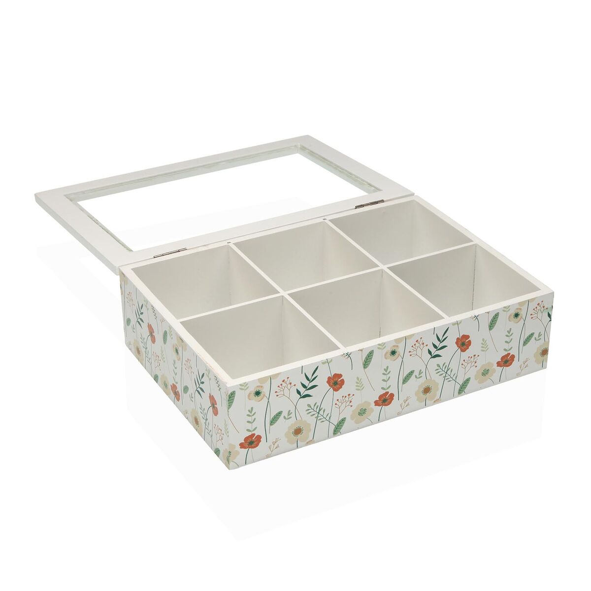 Caja para Infusiones Versa VERDI Madera 17 x 7 x 24 cm