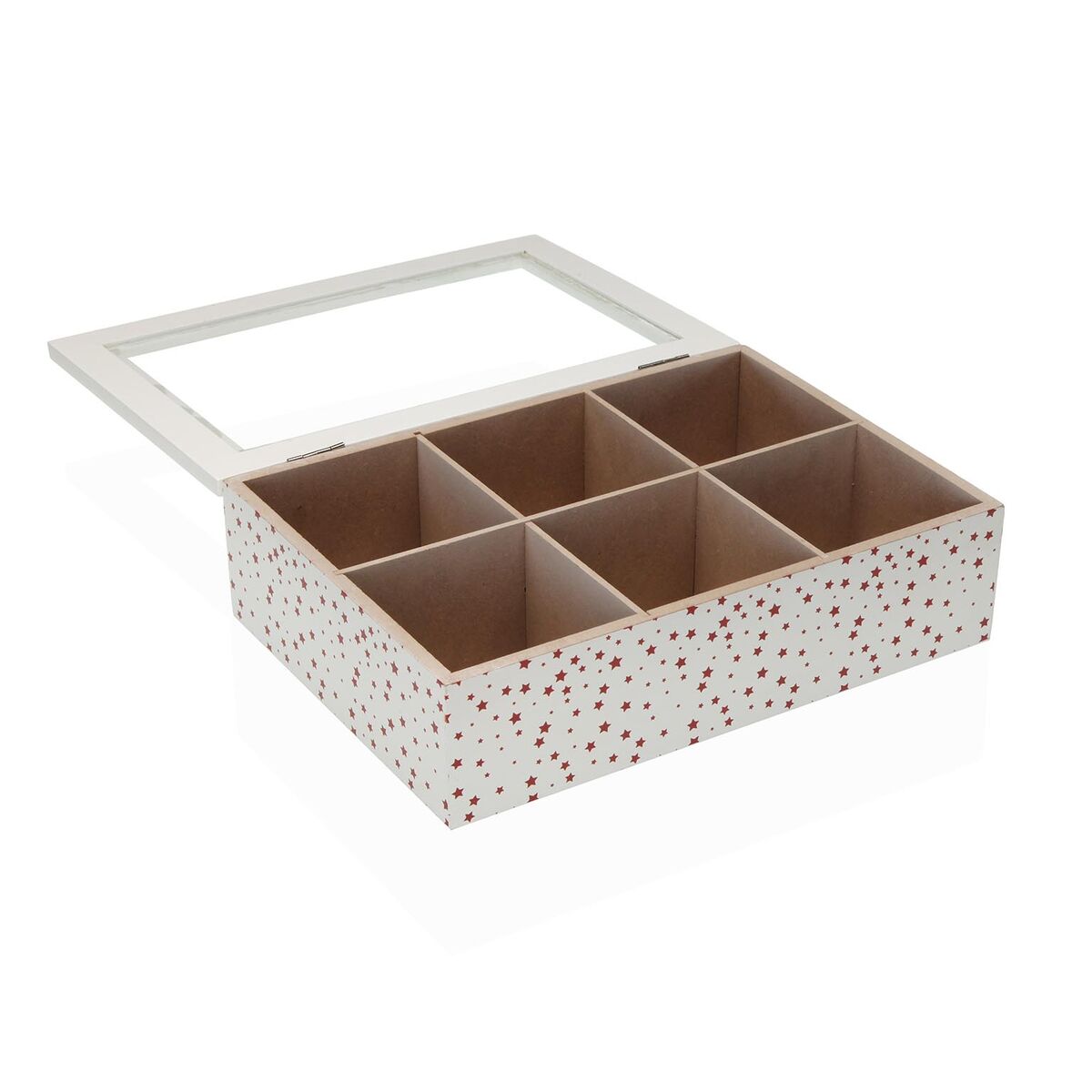 Caja para Infusiones Versa STELLA Madera 17 x 7 x 24 cm