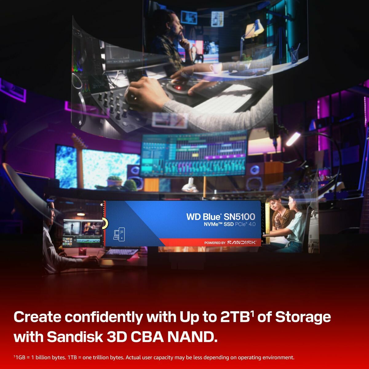 Disco Duro Western Digital WDS200T5B0E 2 TB SSD