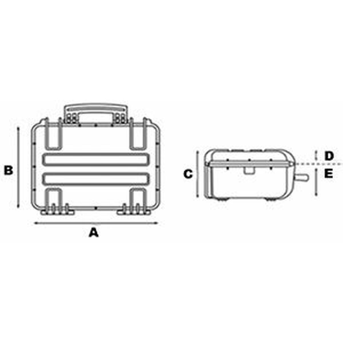 Maletín de Herramientas GT Line EXPLORER 2214 Espuma 24,5 x 21,5 x 16,2 cm