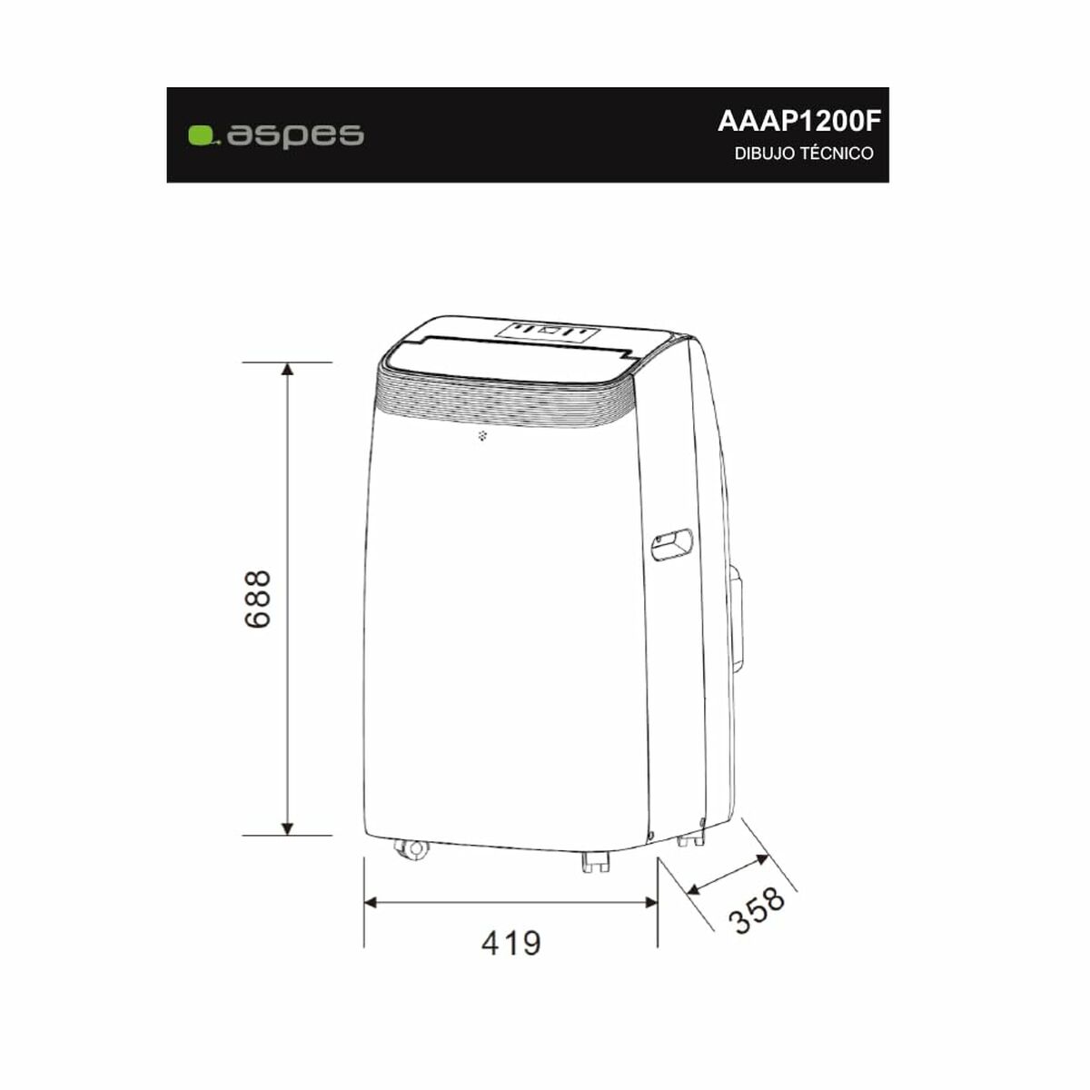 Aire Acondicionado Aspes AAAP1200F A