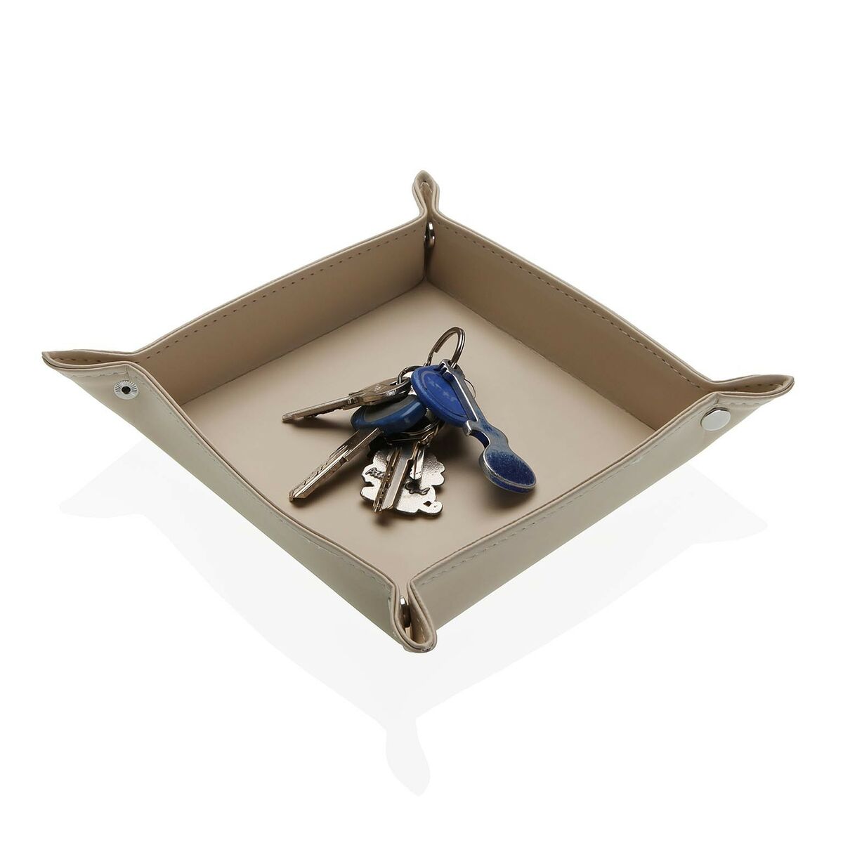 Vaciabolsillos Versa Beige 18 x 3,6 x 18 cm