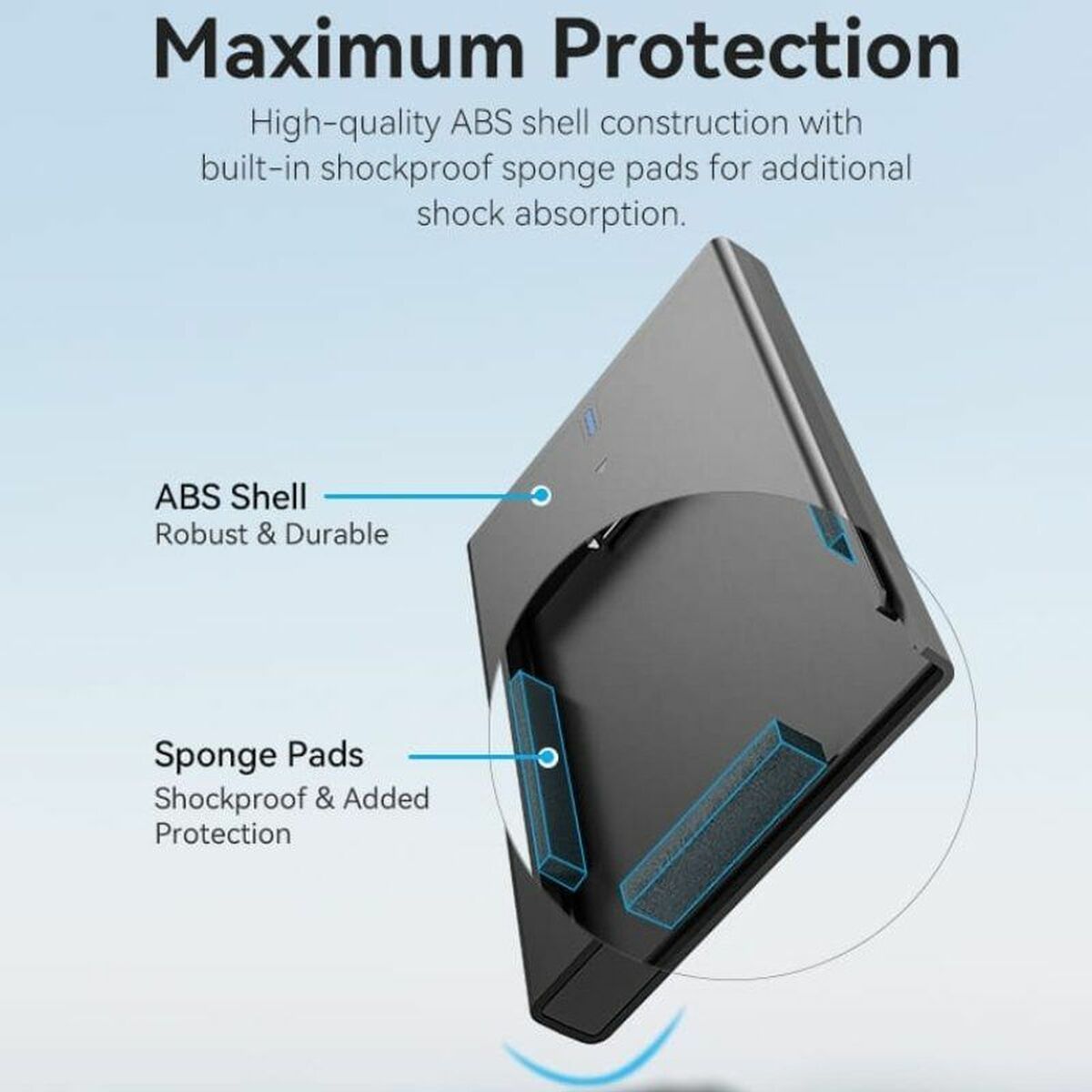 Disco Duro Externo Vention KPBB0 Negro