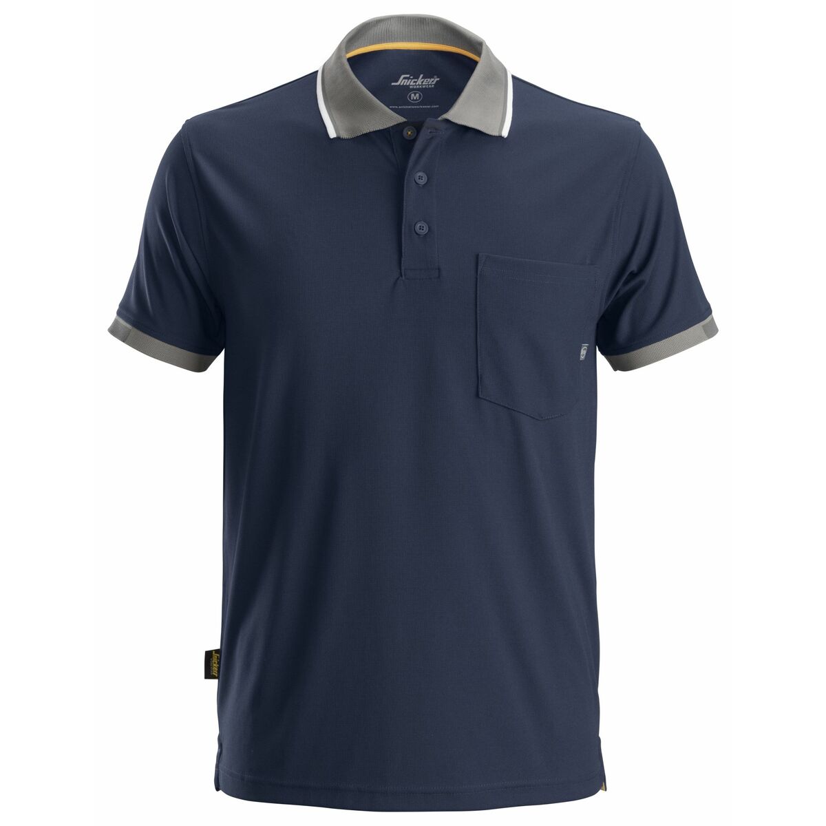 Polo de Manga Corta Hombre Snickers Workwear 2724 Polo AllroundWork Technology 37.5® Azul marino