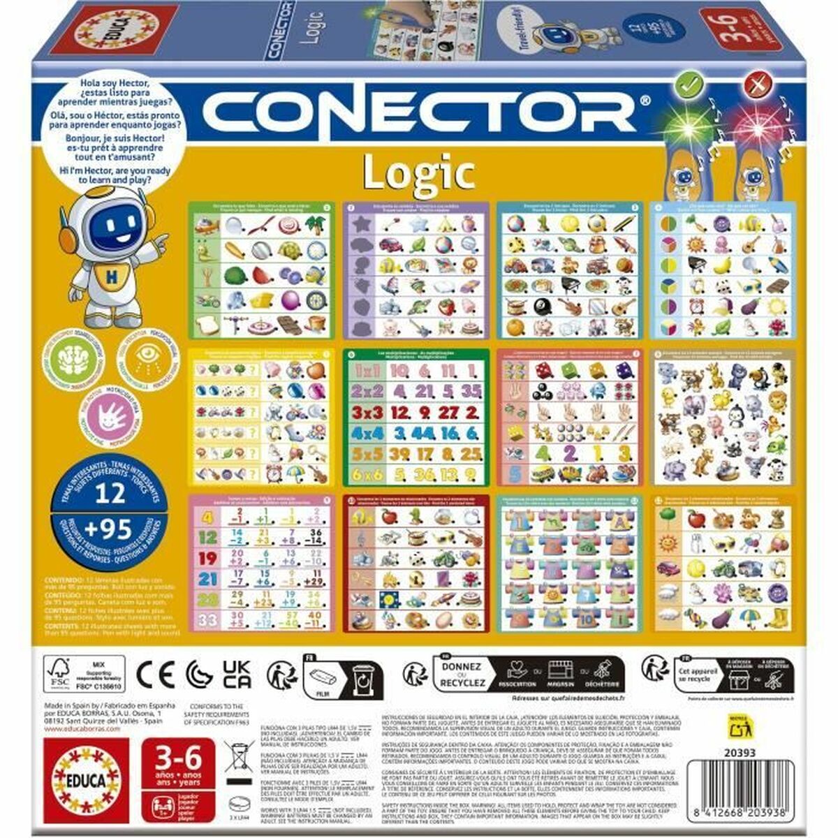 Juego Educativo Educa Conector Logic