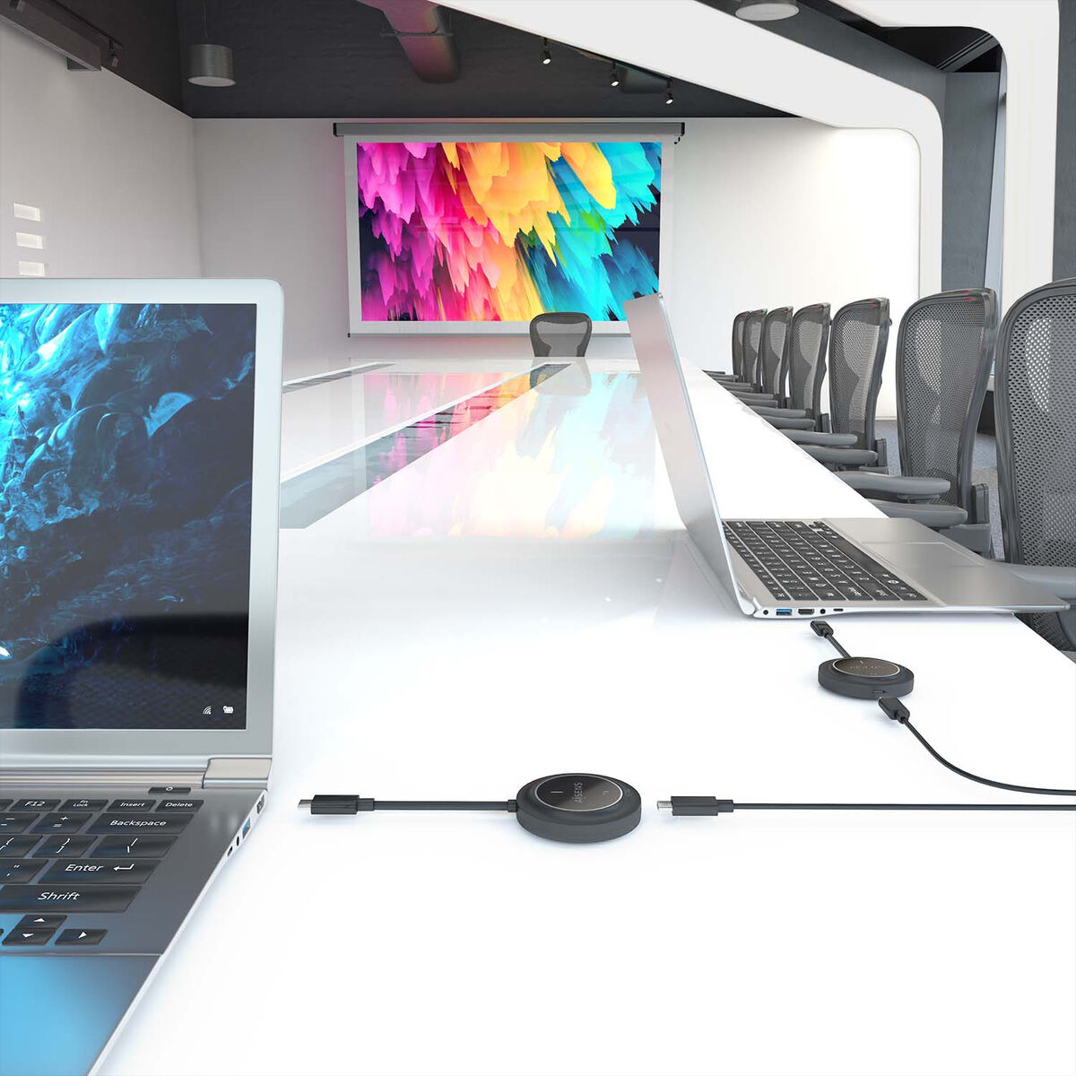 Cable USB-C a HDMI Aisens ASWL-H2KC30M004-BK Negro