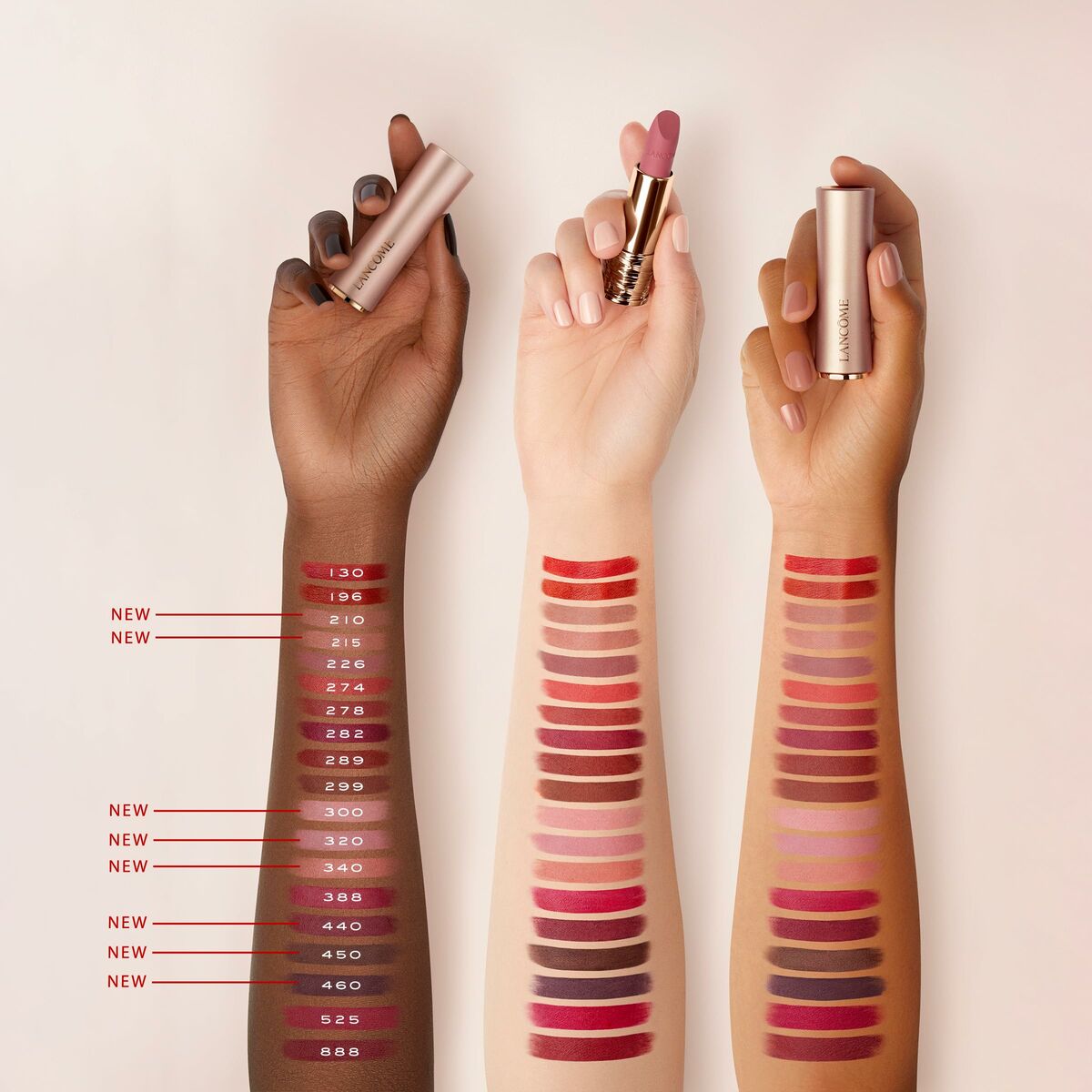 Pintalabios Lancôme L'ABSOLU ROUGE Morado Nº 460-Burst Of Joy (1 unidad)