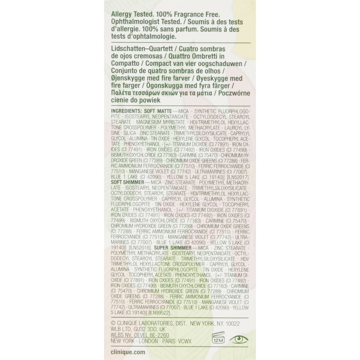 Set de Maquillaje Clinique ALL ABOUT SHADOW