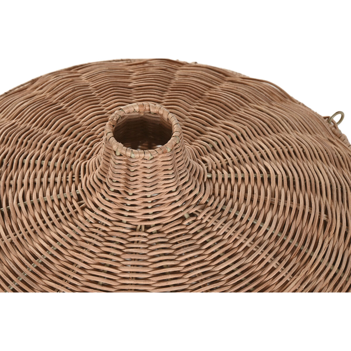 Caja Decorativa Home ESPRIT Natural Metal Tropical (2 Piezas)