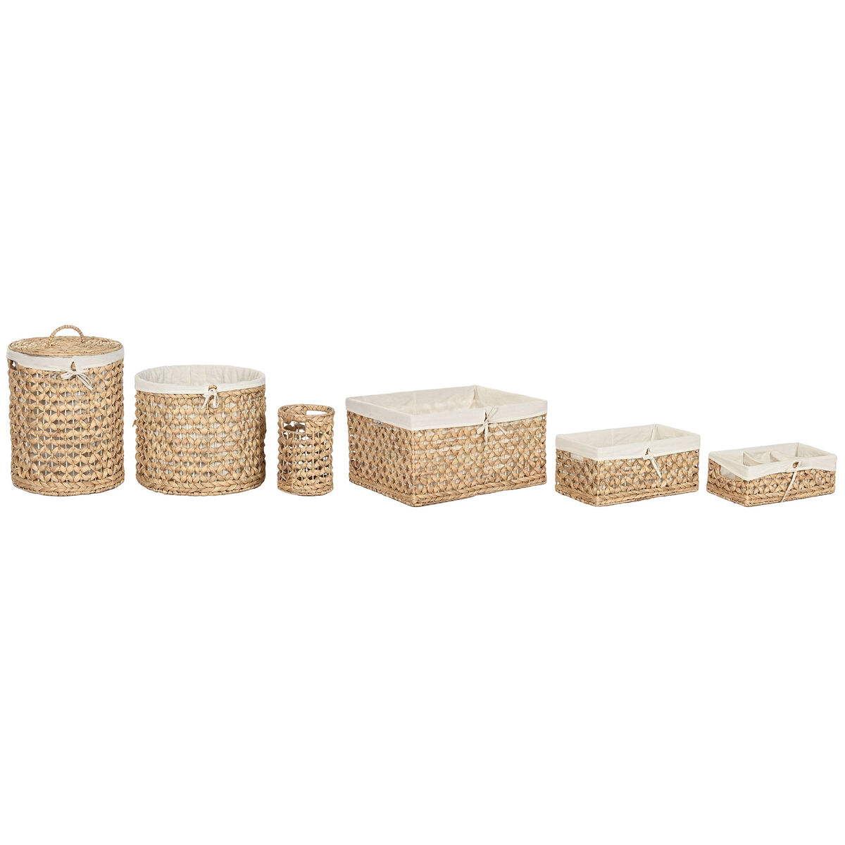 Caja Decorativa Home ESPRIT Natural Jacinto de agua Tropical