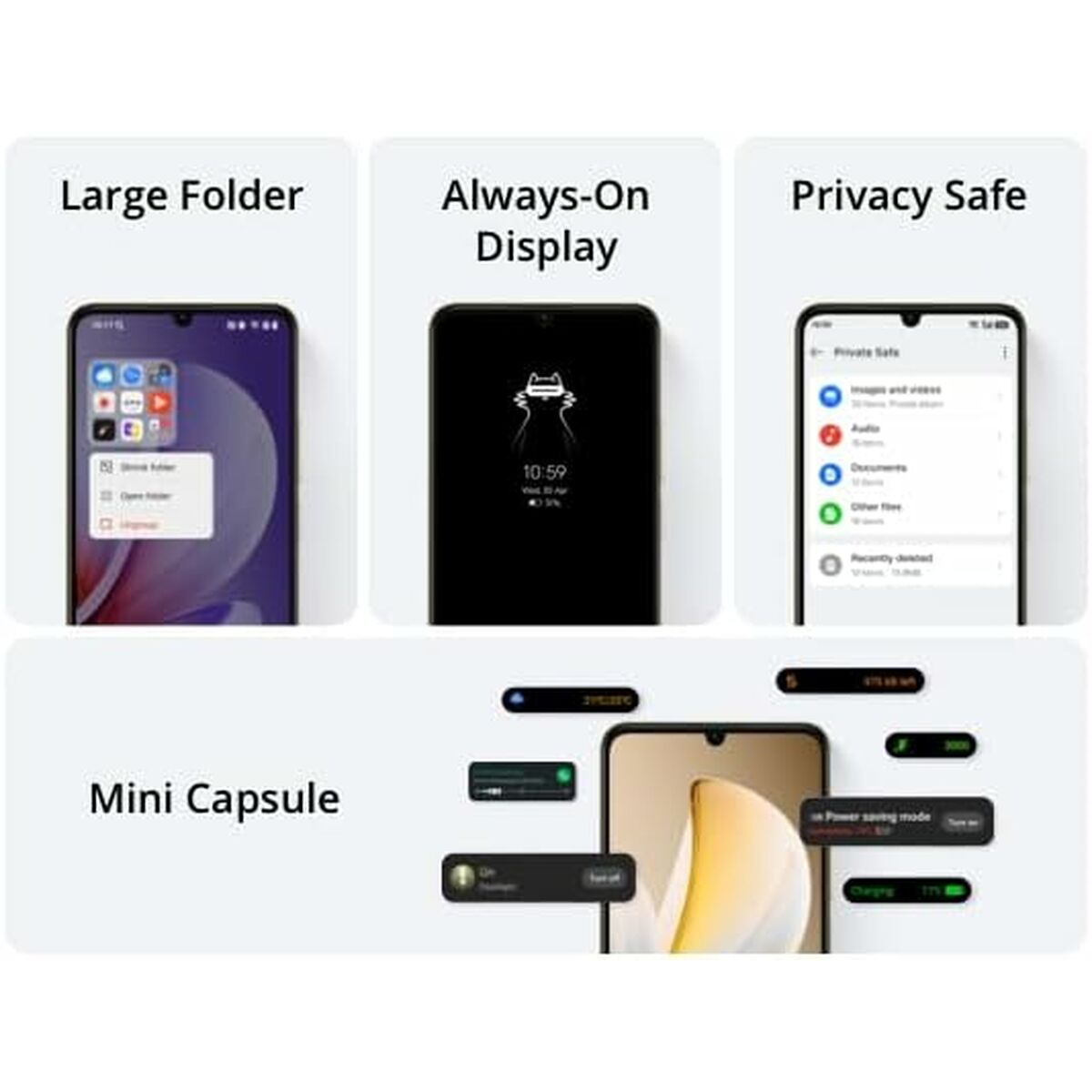 Smartphone Realme RMX5313 6,74" Octa Core 4 GB RAM 64 GB Negro