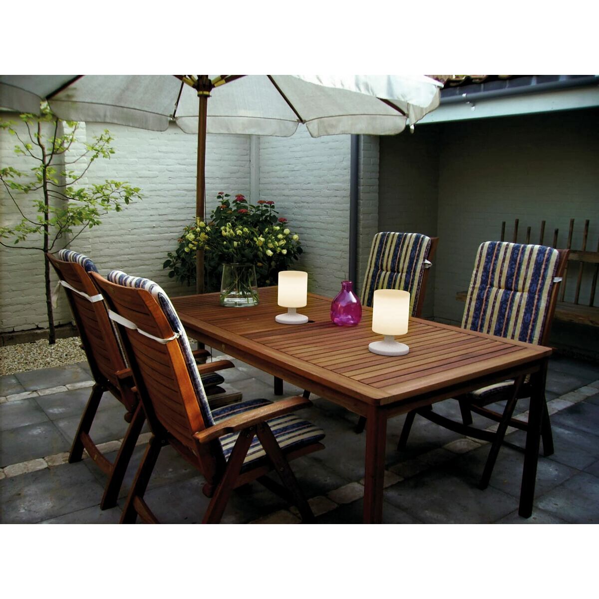 Farolillo Smartwares IDE-60067 Blanco Plástico