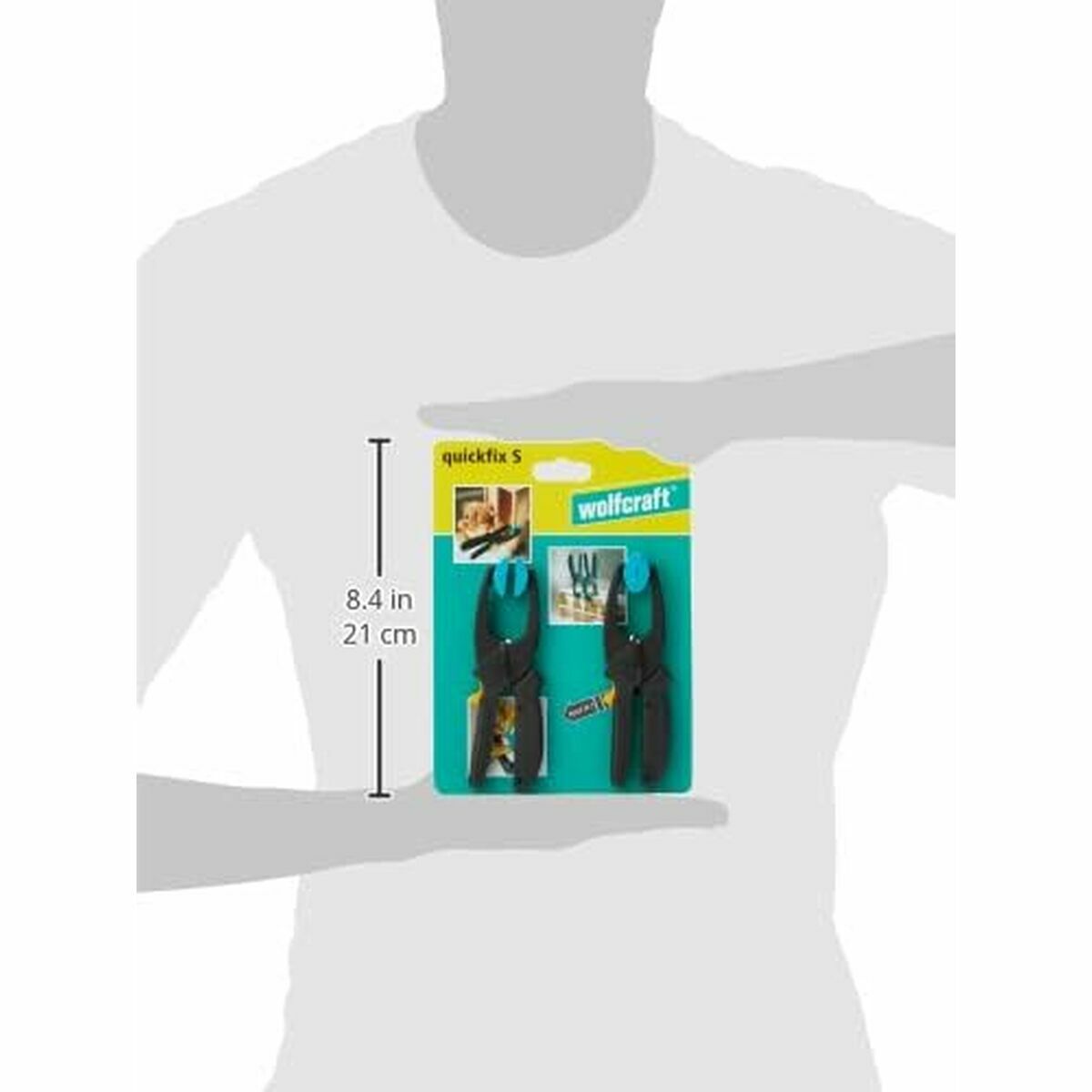 Pinza de sujeción Wolfcraft 34530000 Mini