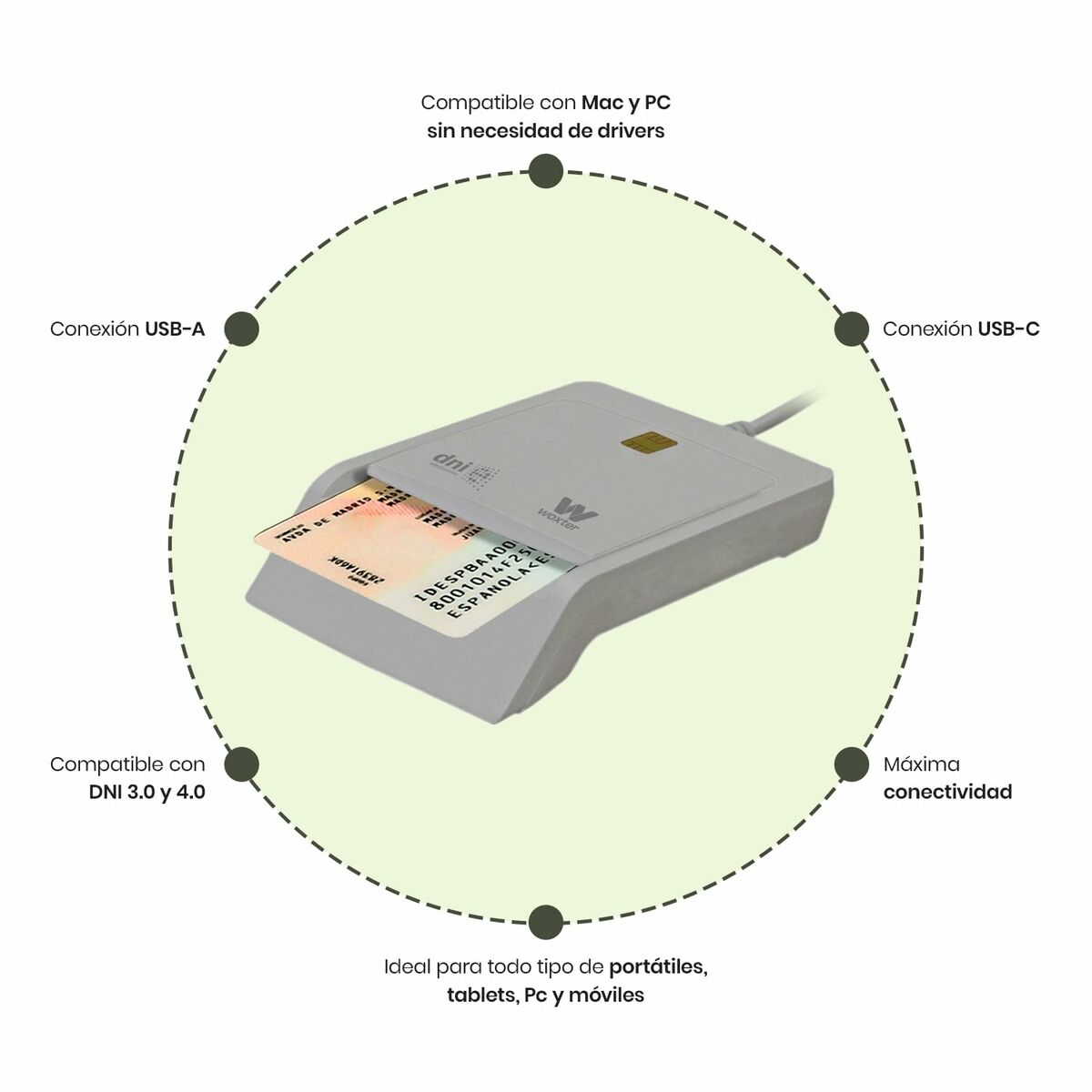 Lector de Tarjetas Woxter PE26-198