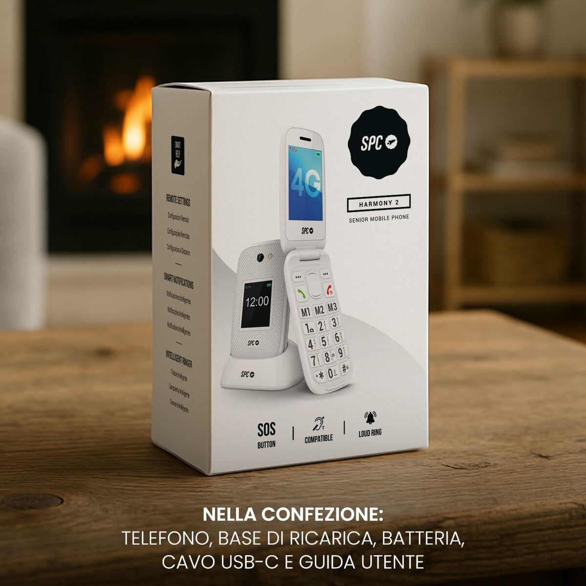 Teléfono Móvil para Mayores SPC 2337B Blanco 128 GB 2,8"