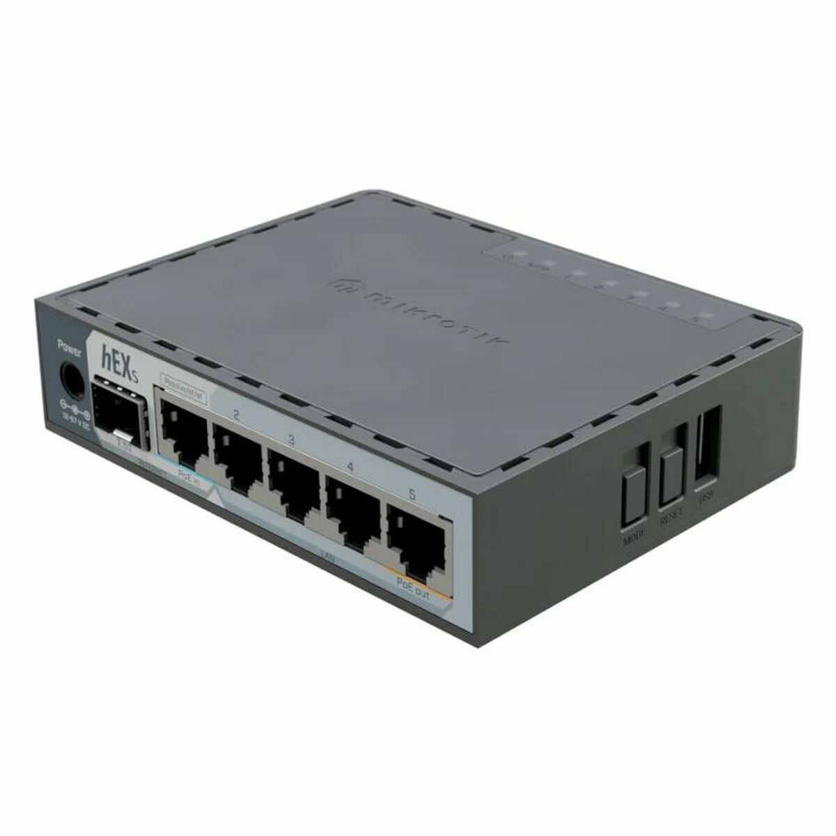 Router Mikrotik E60IUGS Negro USB RJ45 Ethernet LAN PoE x 1 USB 3.2 USB x 1