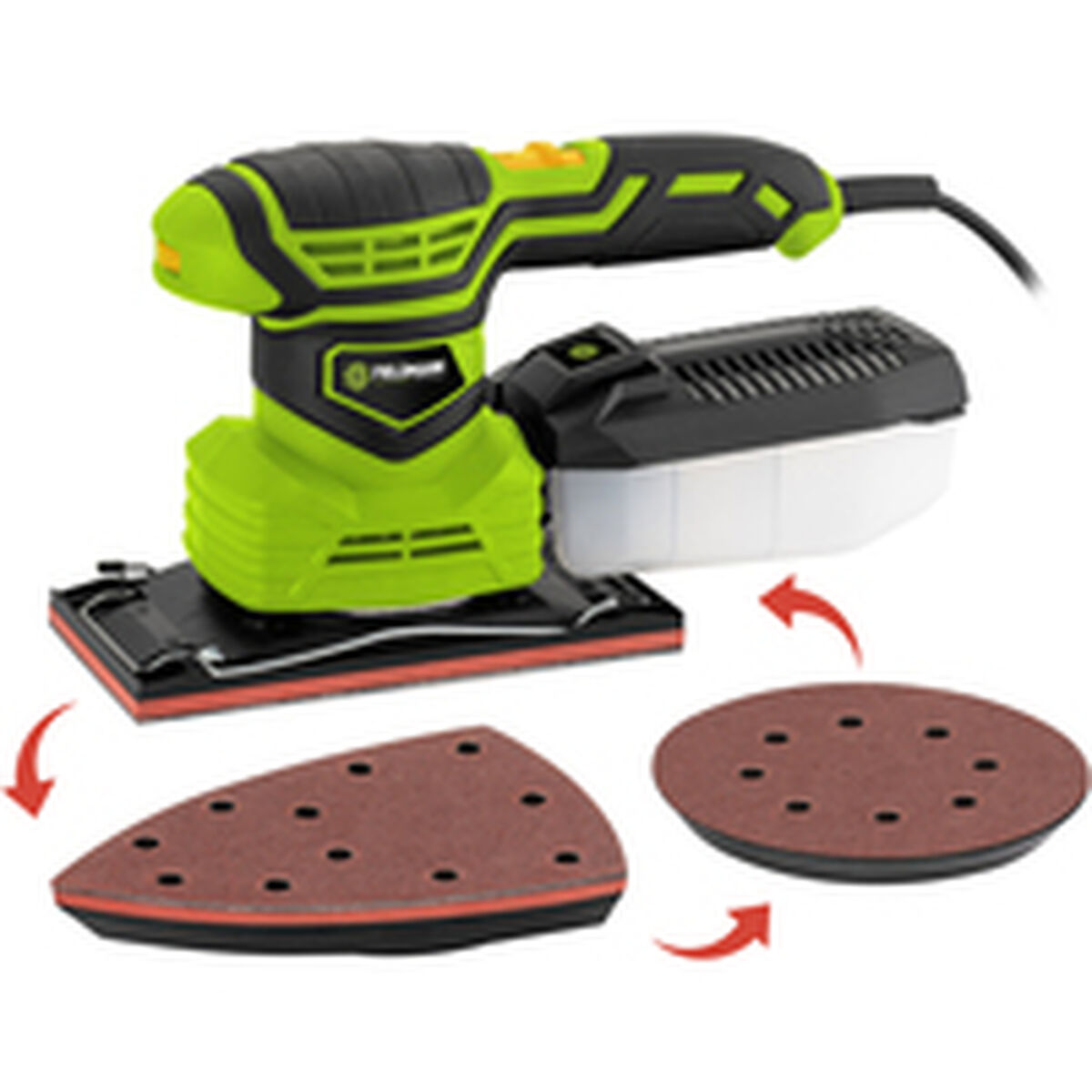 Lijadora excéntrica Fieldmann 230 V