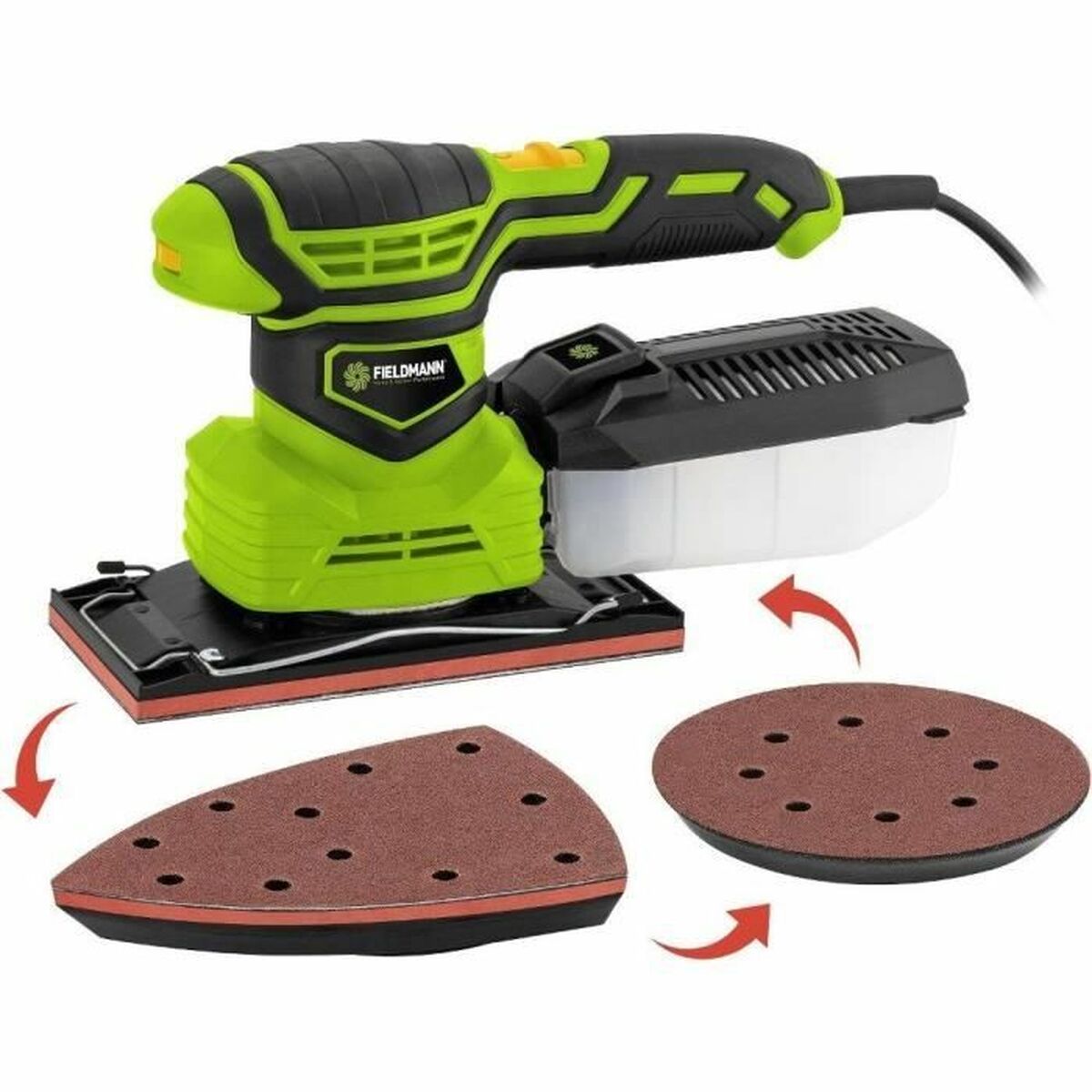 Lijadora excéntrica Fieldmann 230 V