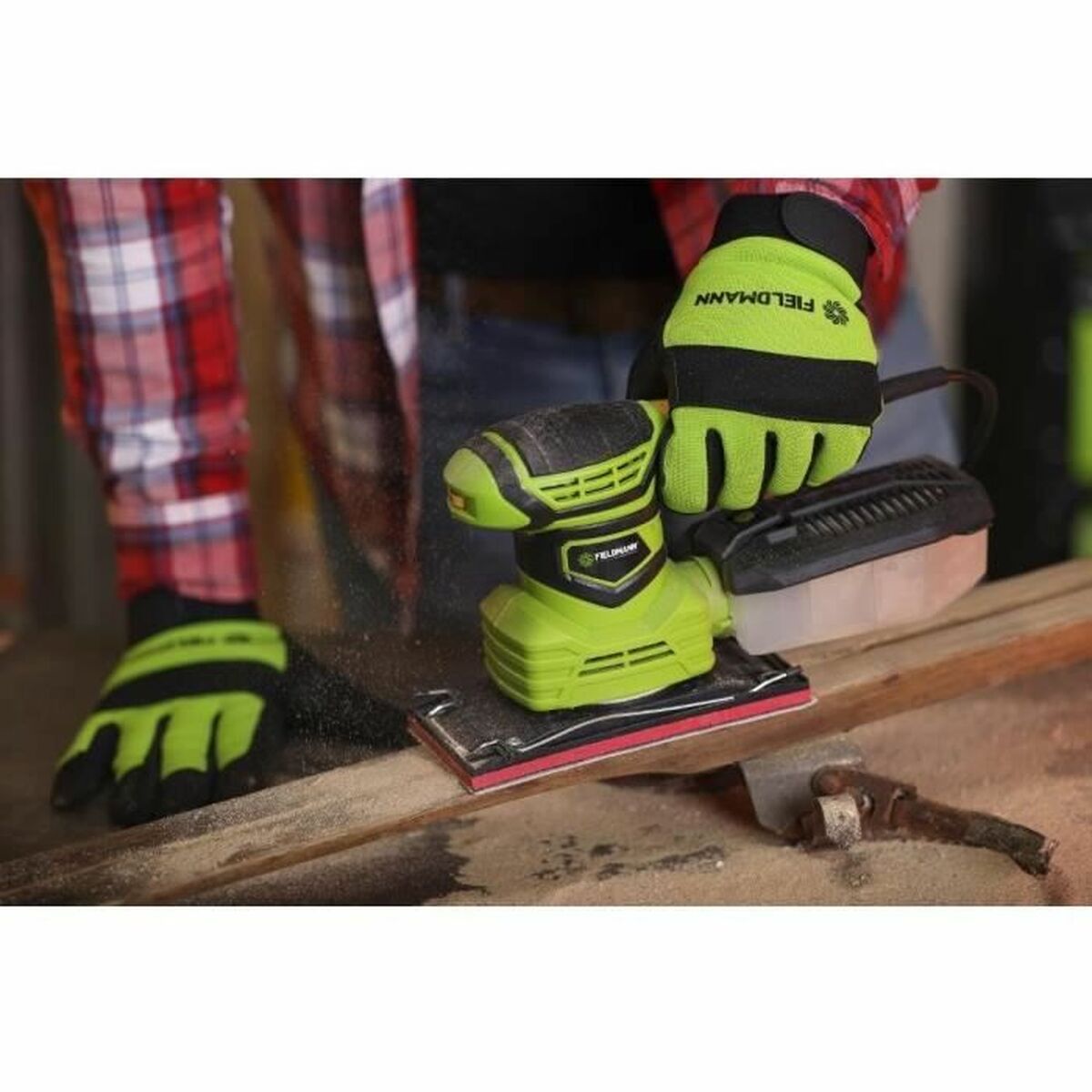 Lijadora excéntrica Fieldmann 230 V