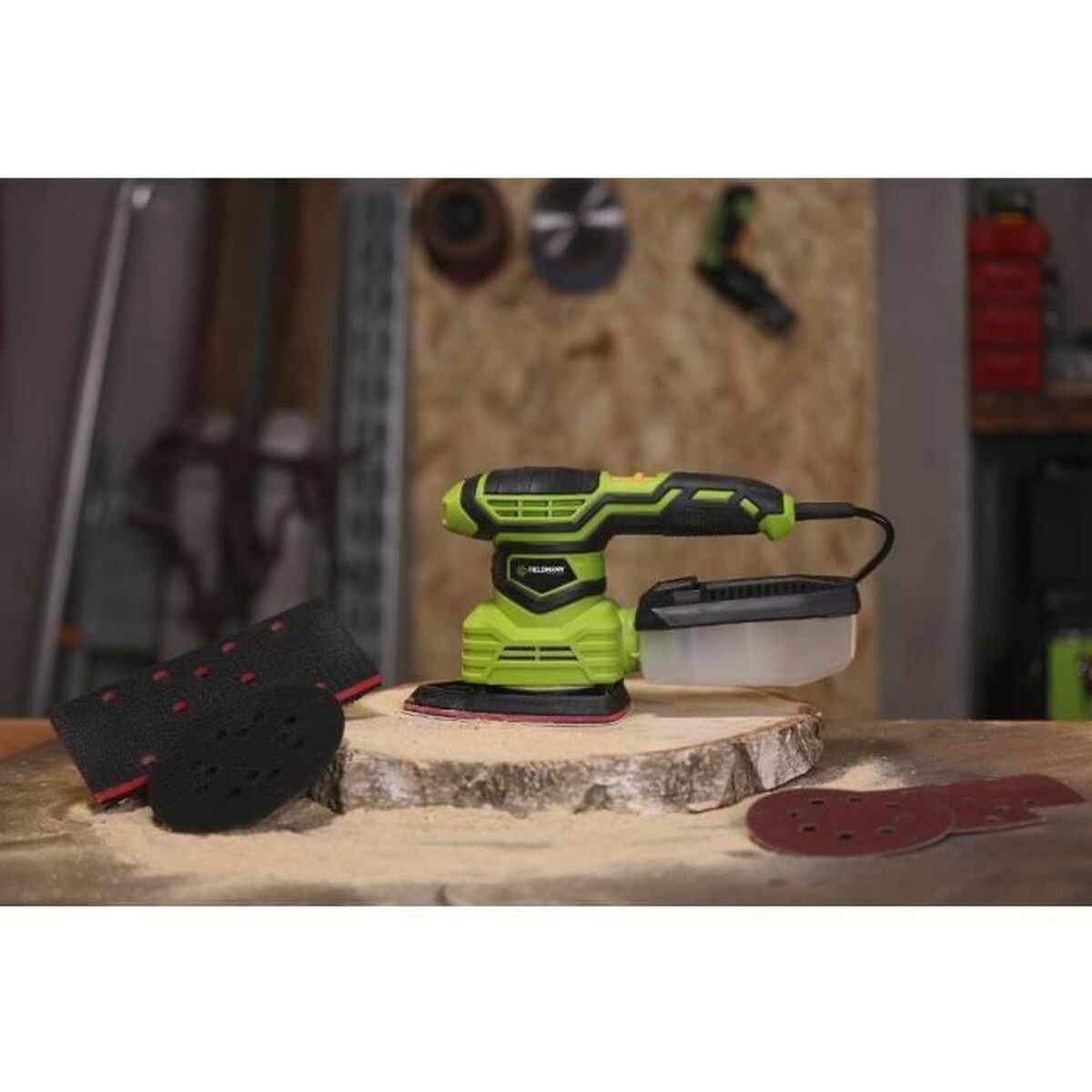 Lijadora excéntrica Fieldmann 230 V