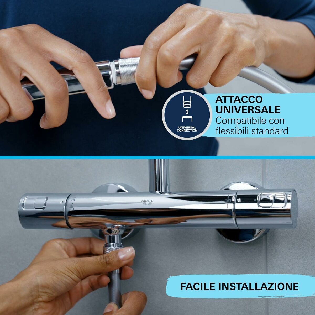 Alcachofa de Ducha Grohe Metal