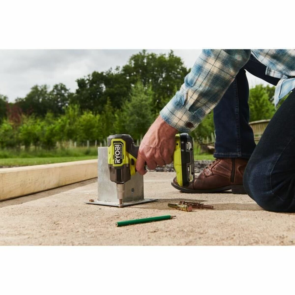 Llave de carraca Ryobi