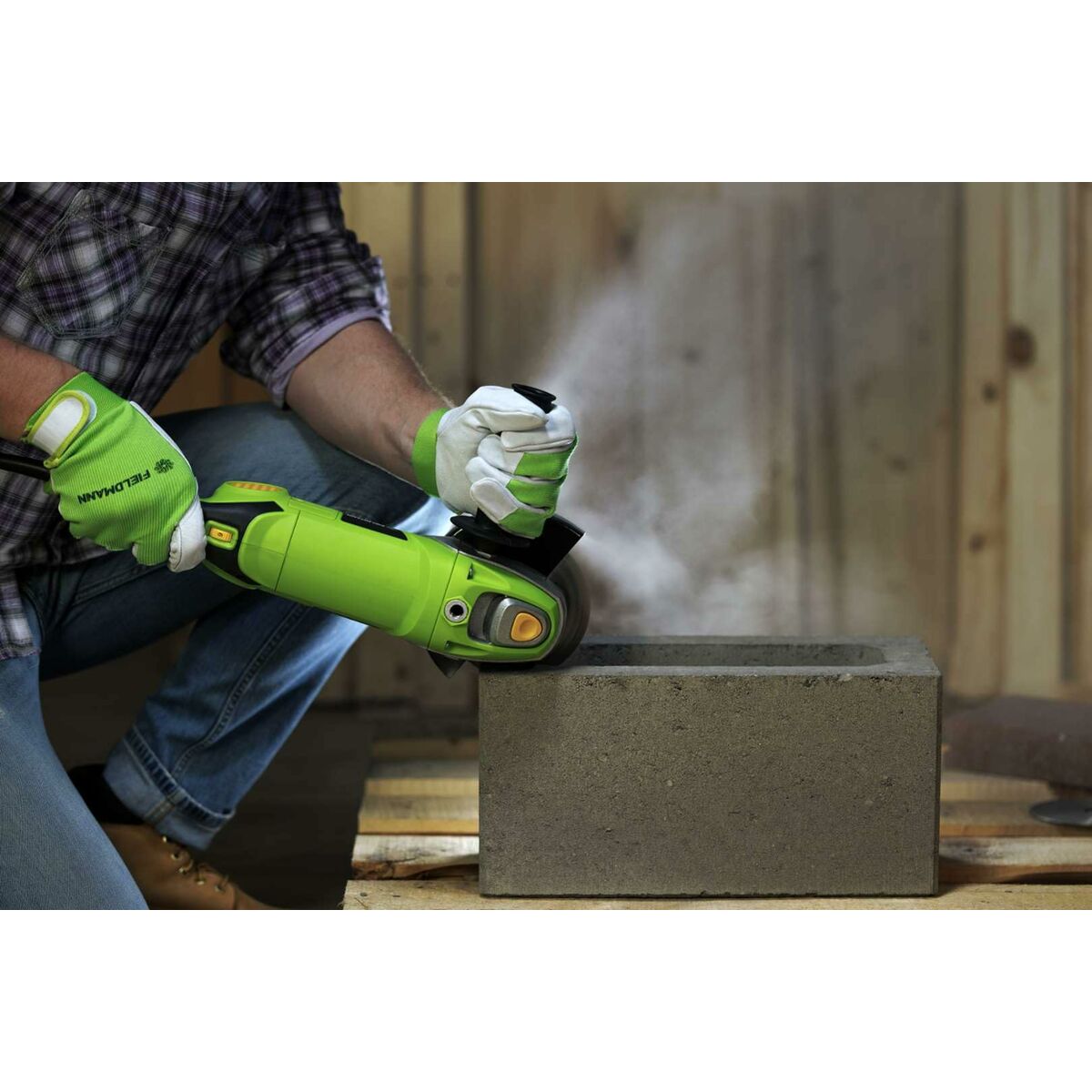 Amoladora angular Fieldmann 1400 W