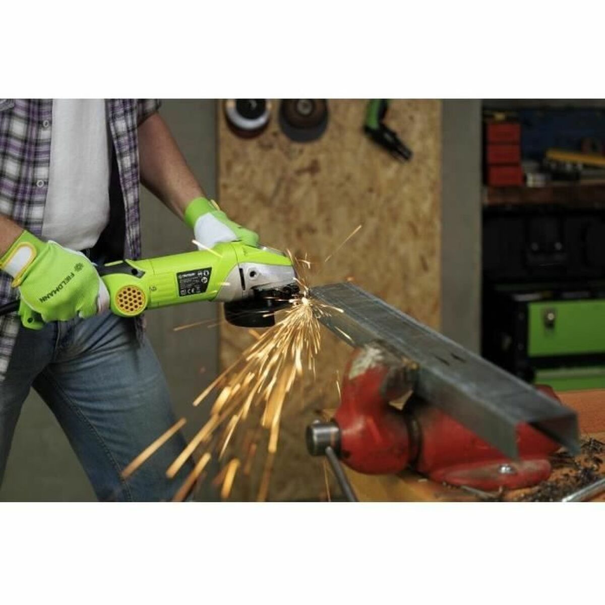 Amoladora angular Fieldmann 1400 W