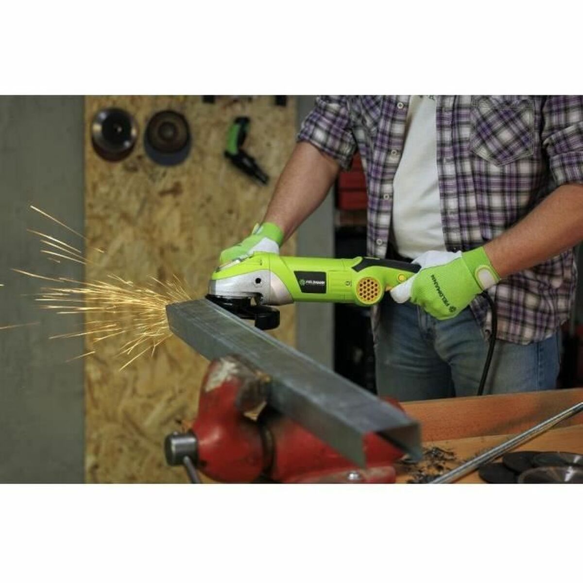 Amoladora angular Fieldmann 1400 W