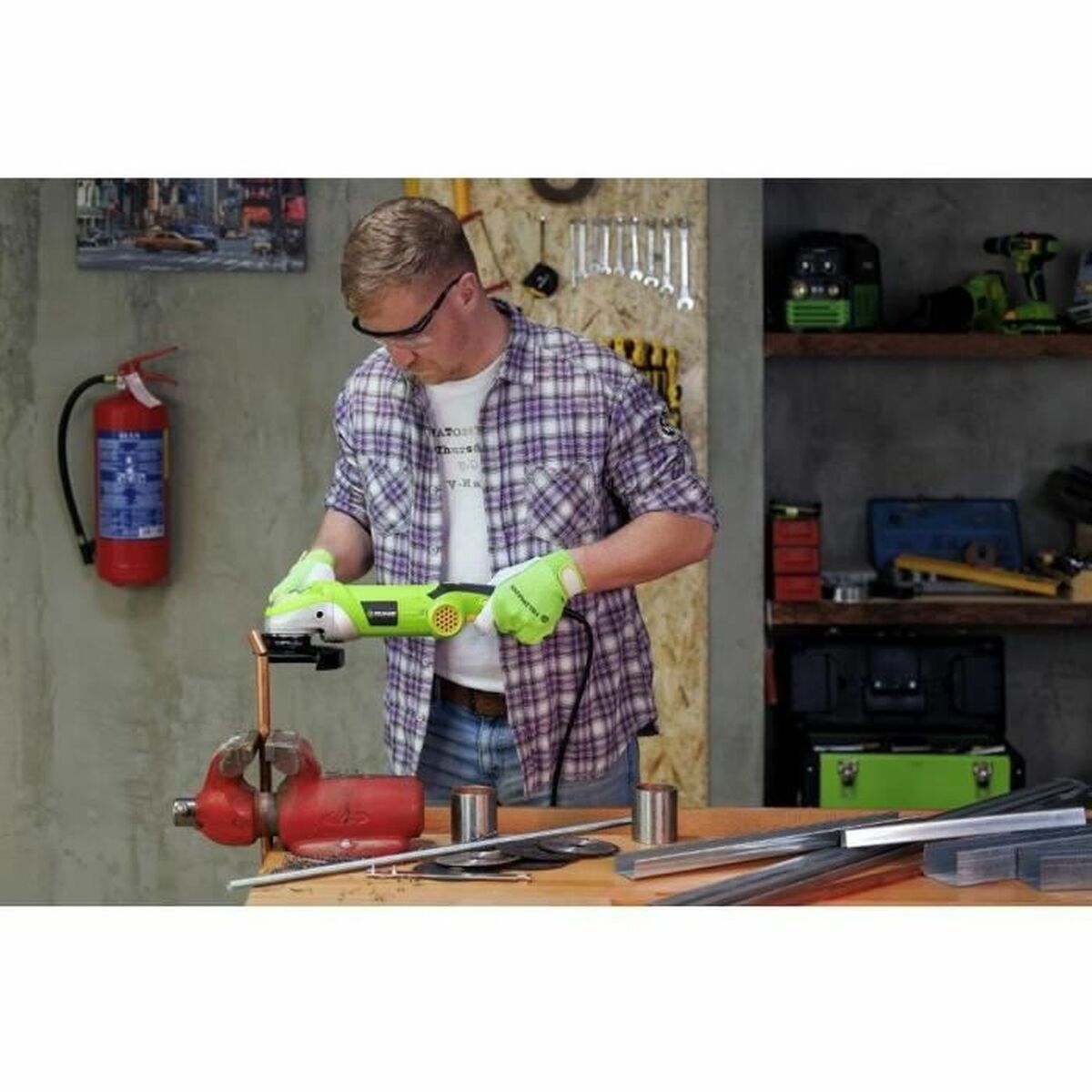 Amoladora angular Fieldmann 1400 W