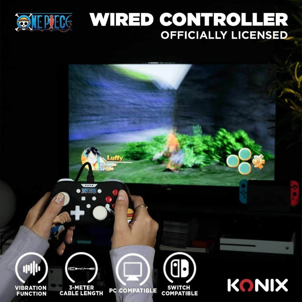 Adaptador USB KONIX 3 m