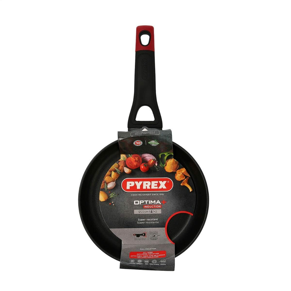 Sartén Pyrex Negro Aluminio Ø 22 cm