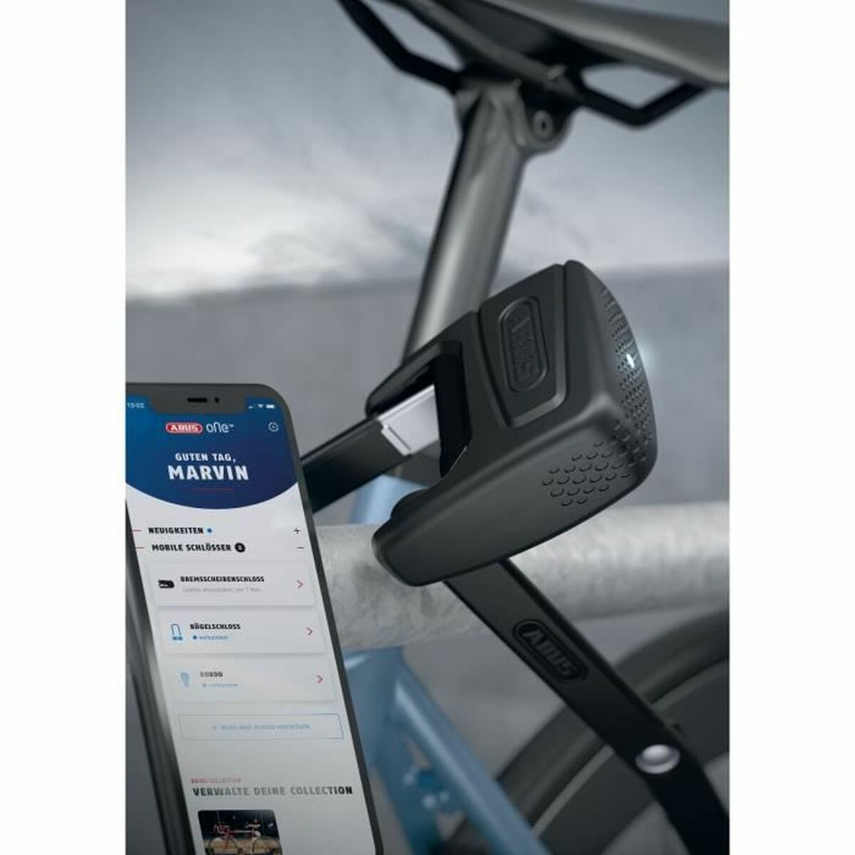 Cable con candado ABUS