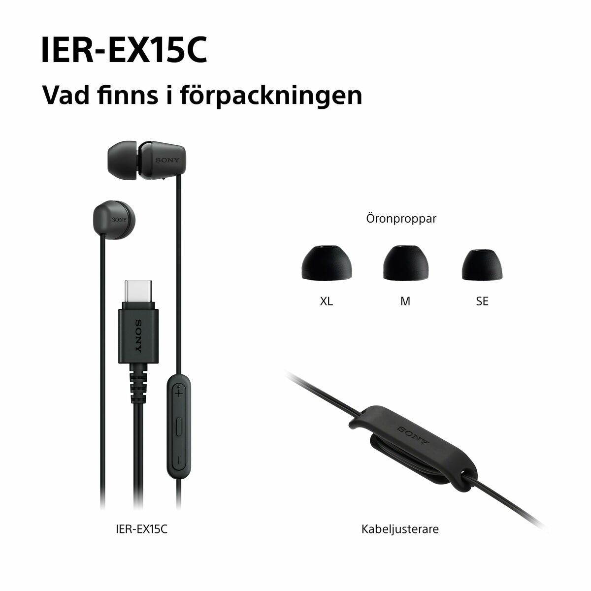 Auriculares Sony IEREX15CL