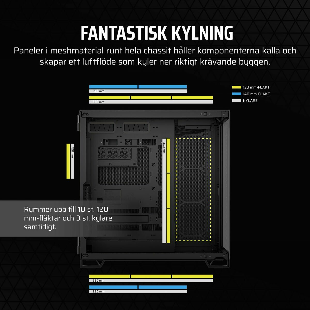 Caja Semitorre ATX Corsair 6500X Negro