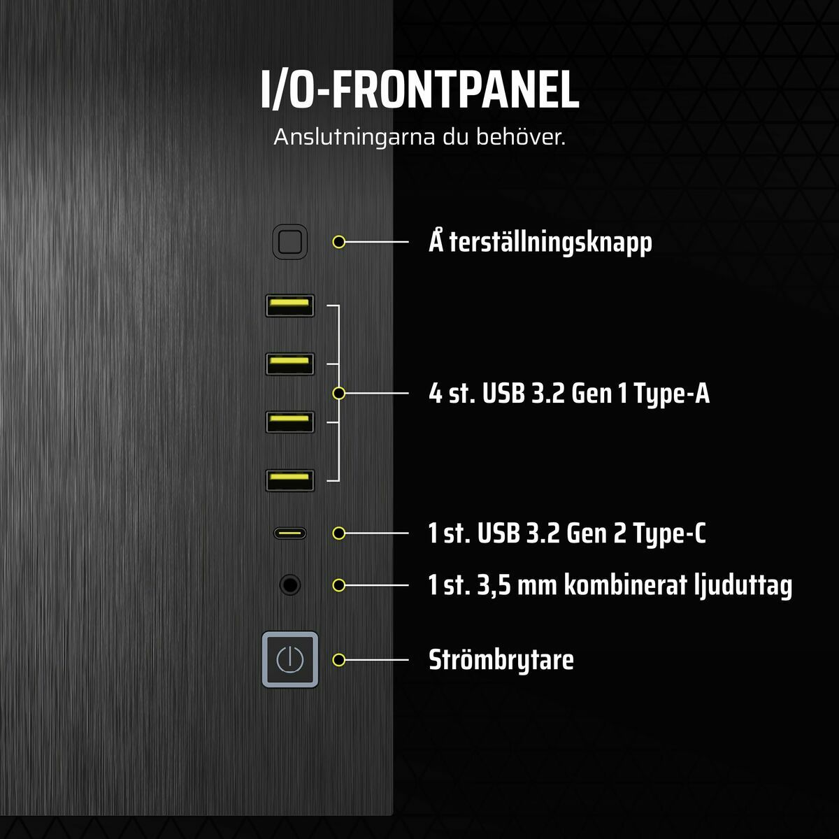 Caja Semitorre ATX Corsair 6500X Negro
