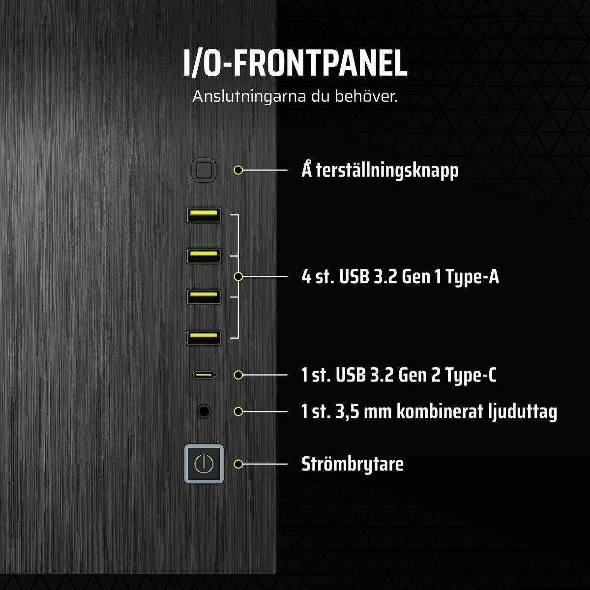 Caja Semitorre ATX Corsair 6500X Negro